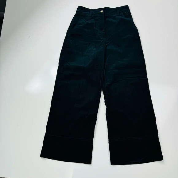 Forever 21 Black Corduroy‎ Wide Leg Pants Size Small - Picture 5 of 13